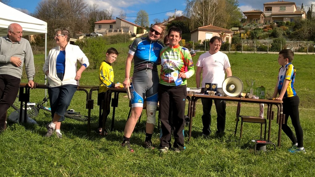 Podium des féminines 40 ans et +