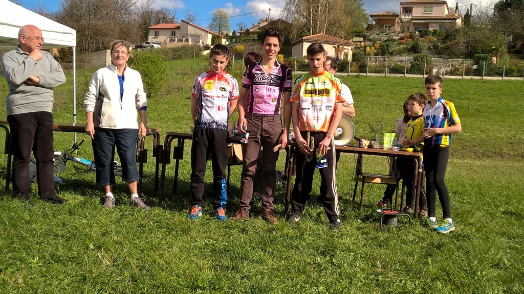 Podium des 15 - 16 ans